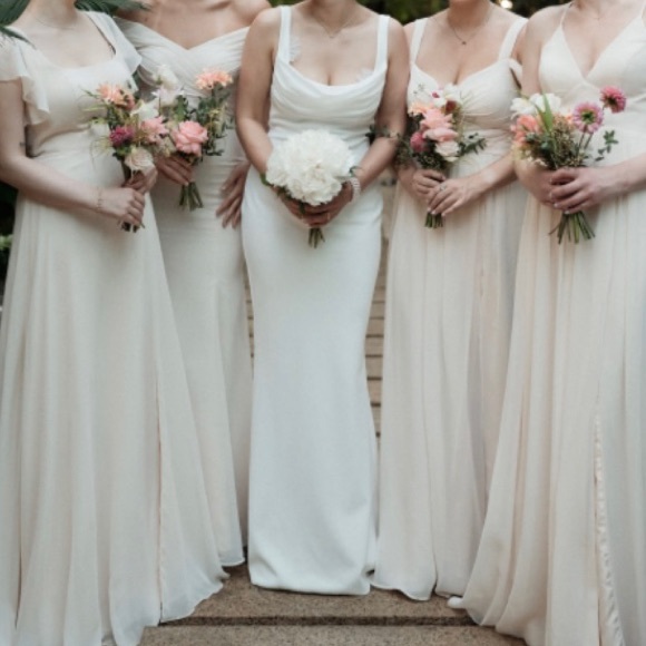 Katie May Collection Barcelona Cowl Neck Fluted Wedding Gown in Ivory - Medium - Picture 6 of 8